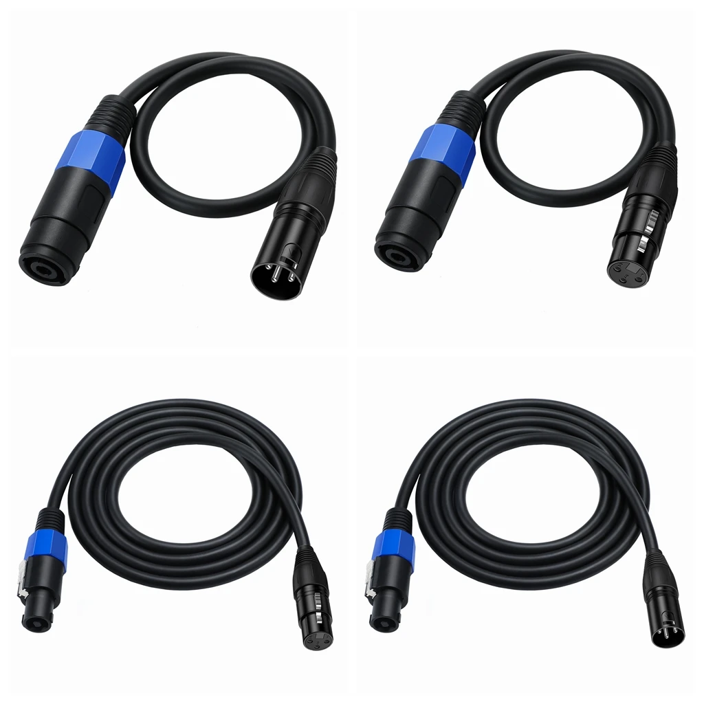 Audio Music Dj - Speakon a XLR Cable Audio Jack