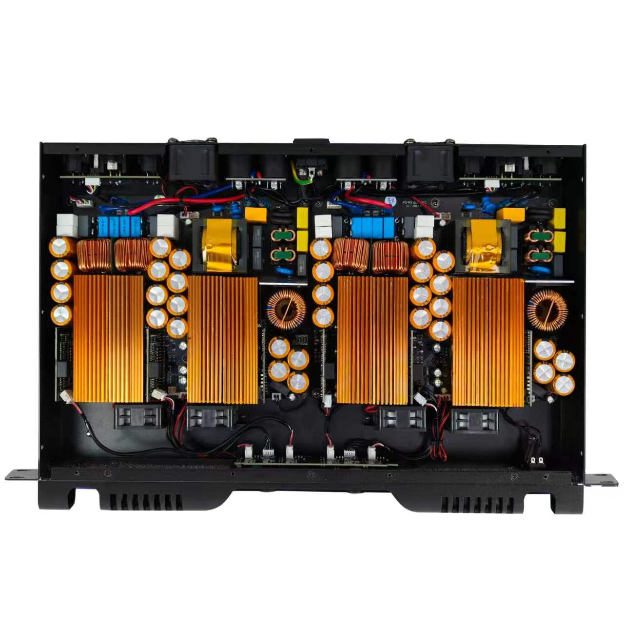 Audio Music Dj - Amplificador Digital de 4*2000W 1U, Amplificador
