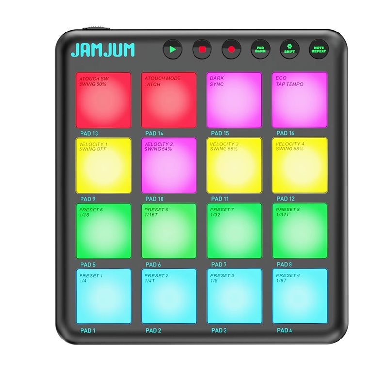 Midi Controller Pad - 【ESSENTIAL PARA VIAJAR】Controlador MIDI JAMJUM de