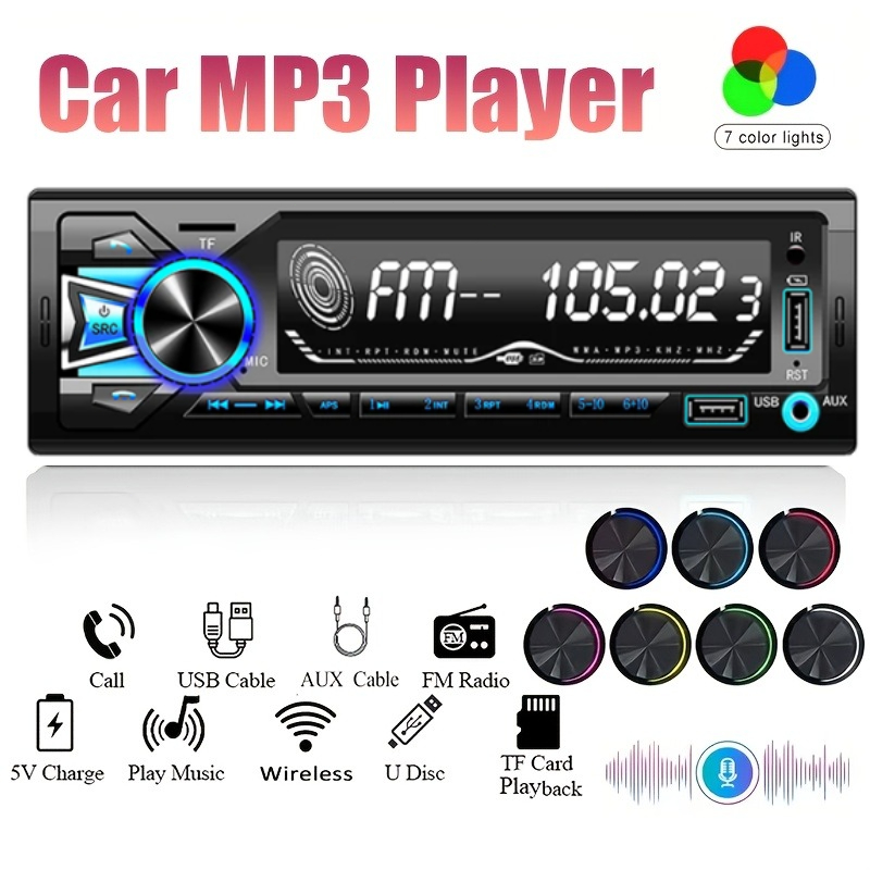 Audio Without Music - Radio FM para Auto 1DIN, Reproductor