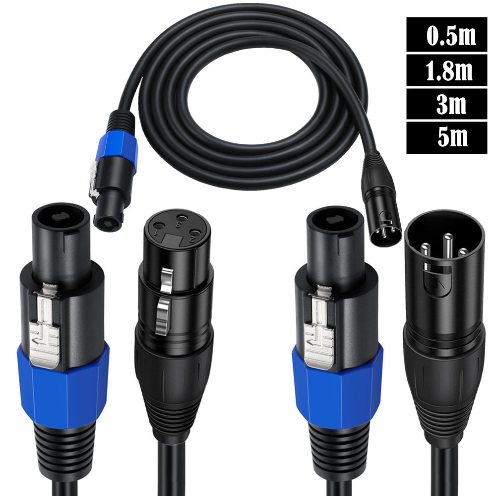 Speakon a XLR Cable Audio Jack - Audio Music Dj reseña y precio