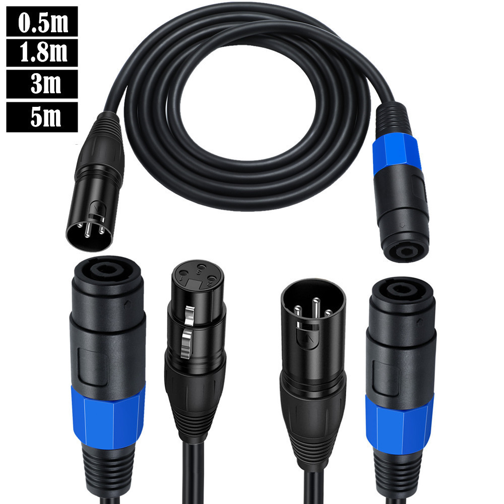 Speakon a XLR Cable Audio Jack - Audio Music Dj reseña y precio