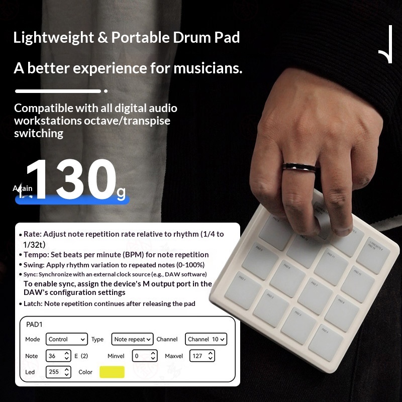 Controlador de Percusión MIDI  - Midi Controller Pad reseña y precio