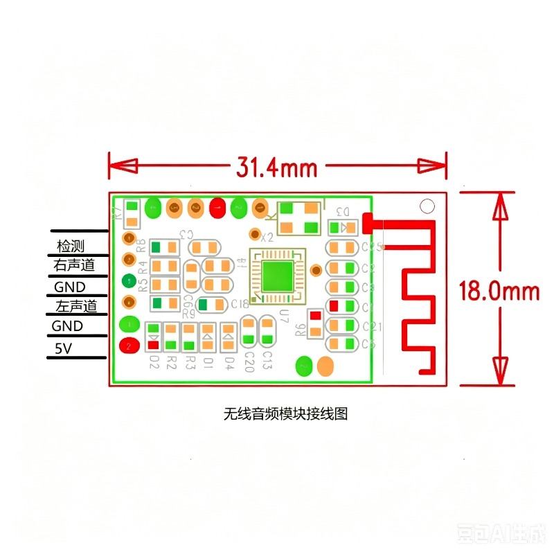 Módulo de transmisión de audio - Audio Music Image reseña y precio