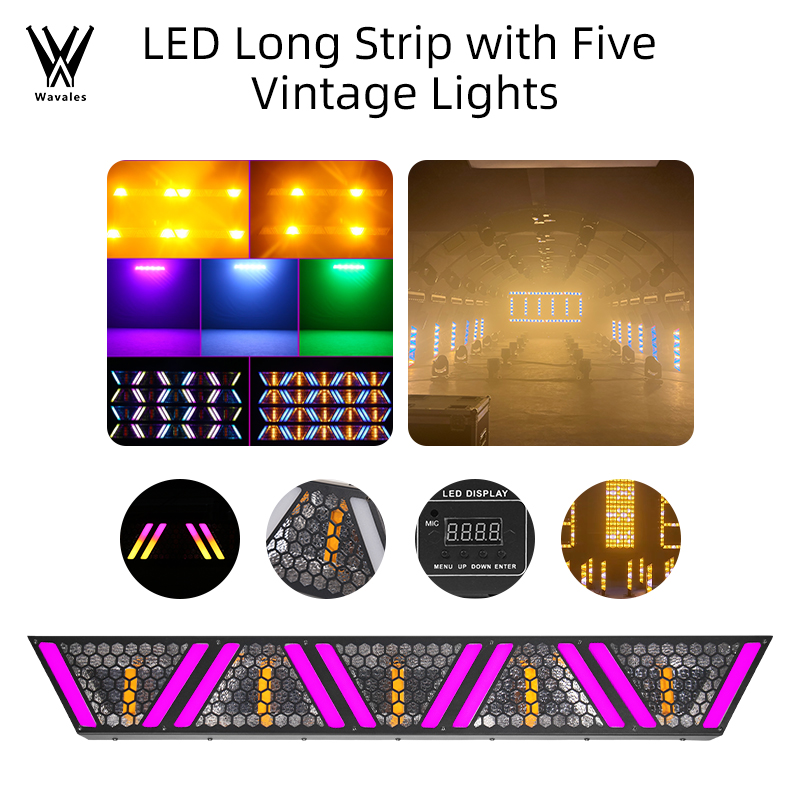 5X60W Stage Retro Lights DMX51 - Audio Music Dj reseña y precio