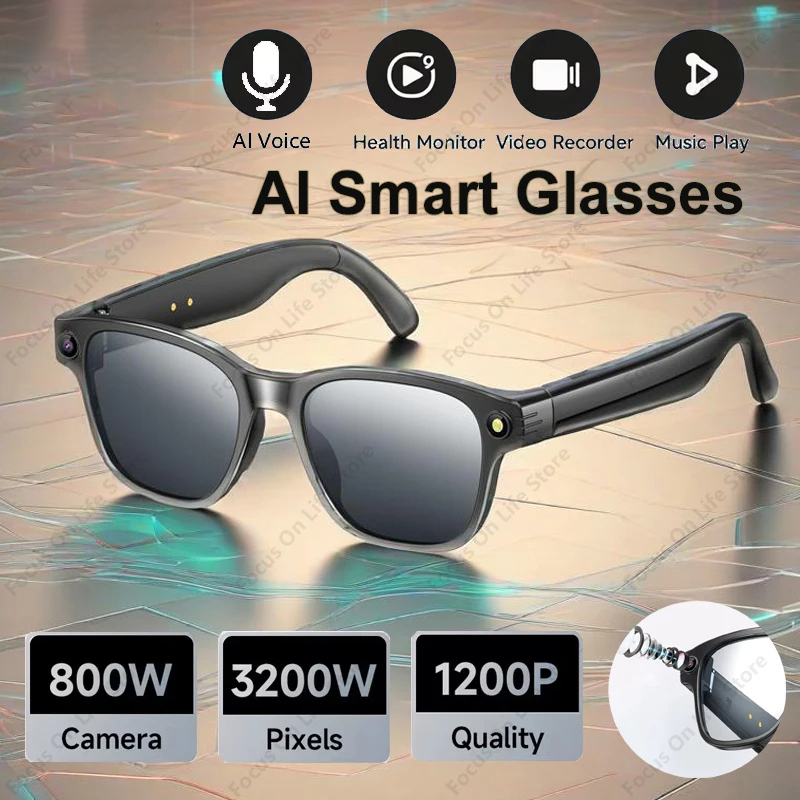 Gafas Inteligentes con IA, Cám - Audio Music Image reseña y precio