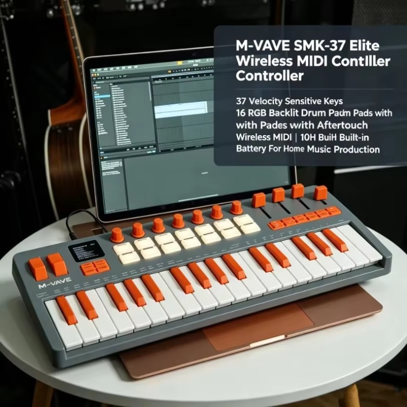 Teclado MIDI M-VAVE SMK-37 Eli - Midi Controller Pad reseña y precio